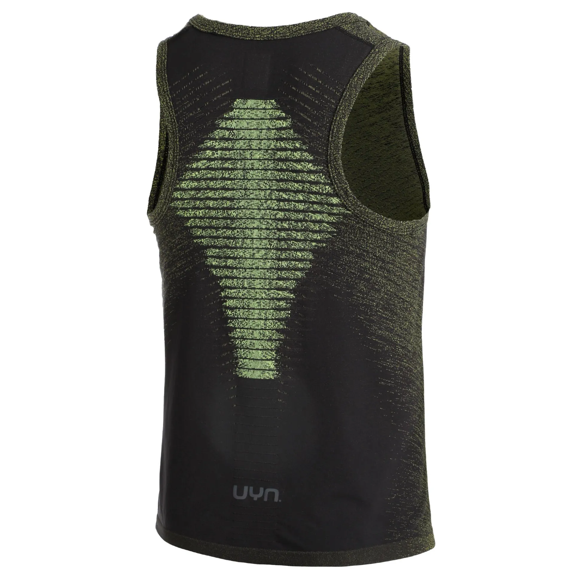 Shop Exceleration OW Sleeveless Running Shirt Men - Black, Green Running Clothing|Tops