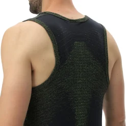 Shop Exceleration OW Sleeveless Running Shirt Men - Black, Green Running Clothing|Tops