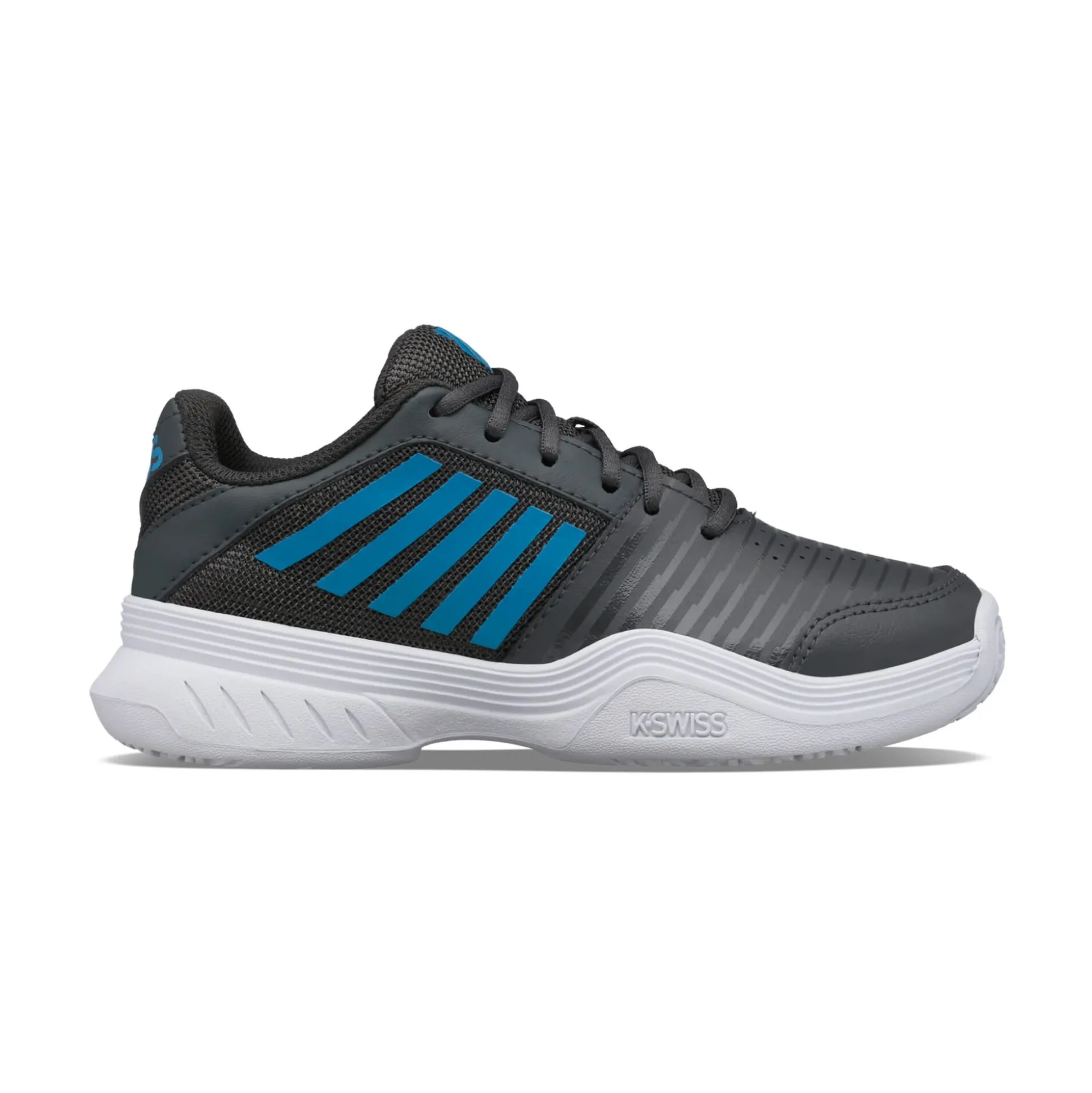 Shop Express Court Omni Clay Court Shoe Kids - Black, Multicoloured Clay Court Shoes