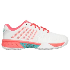 Outlet Express Light 3 Clay Court Shoe Women - White, Coral Clay Court Shoes