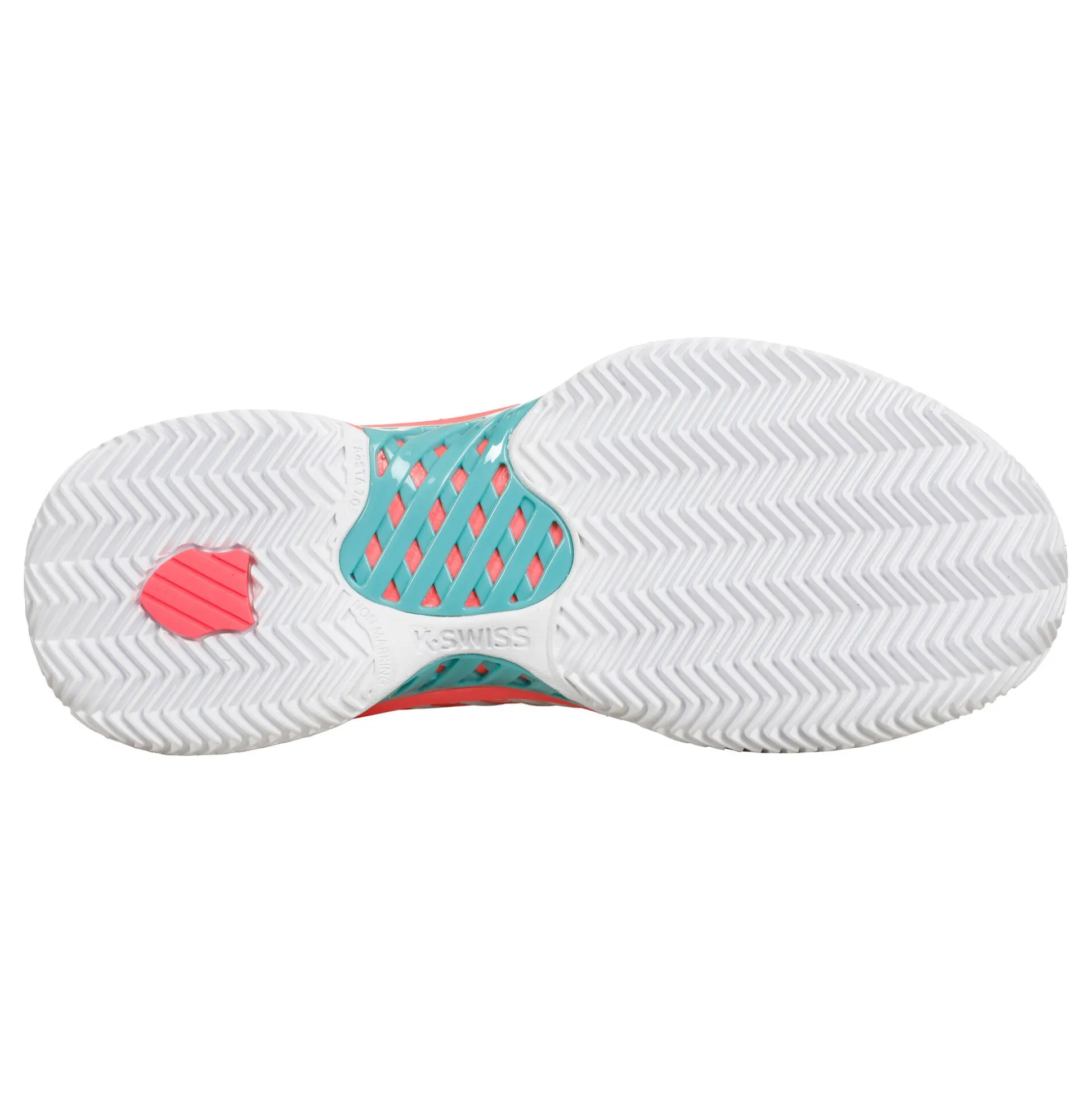 Outlet Express Light 3 Clay Court Shoe Women - White, Coral Clay Court Shoes