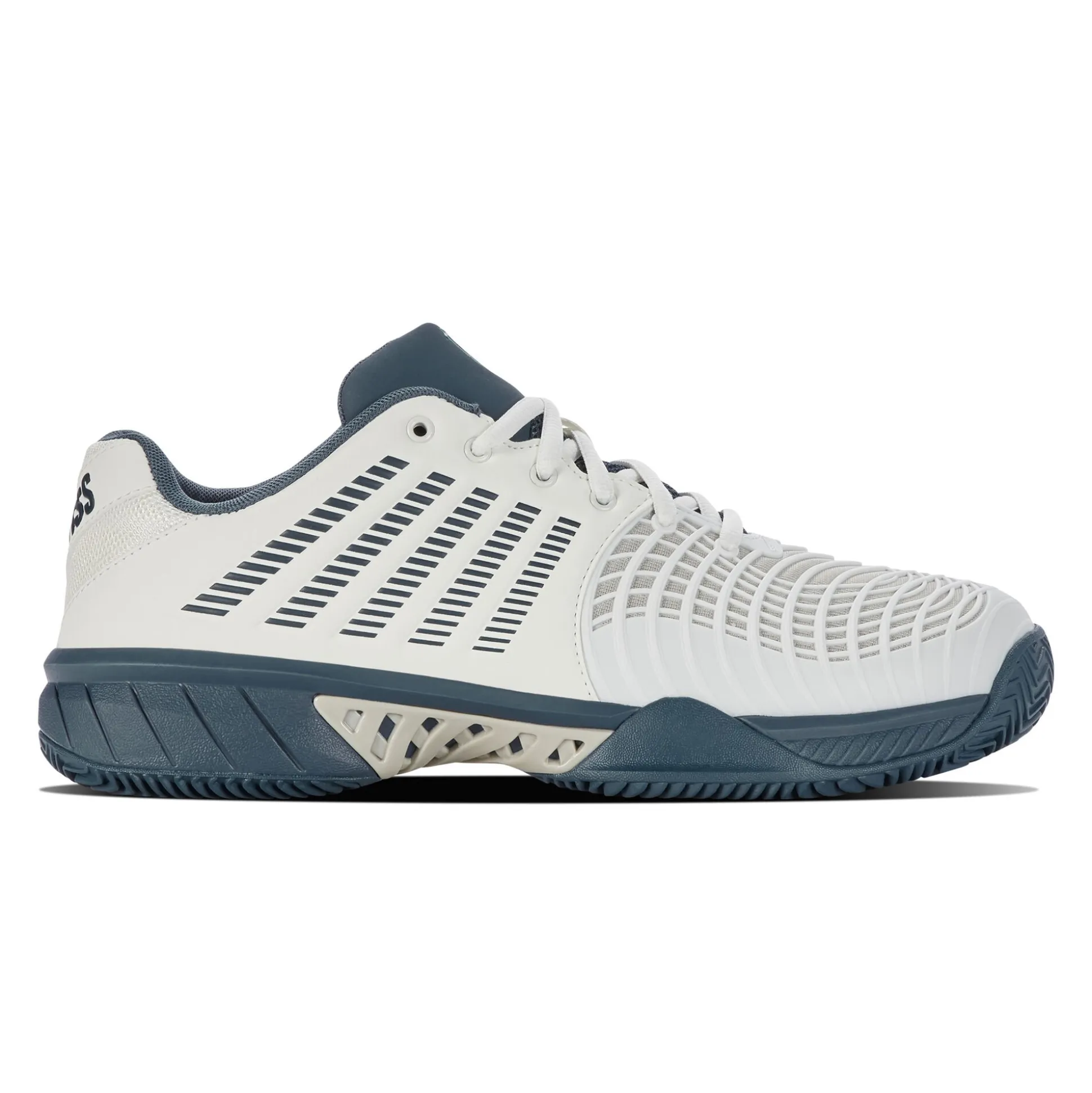 Shop Express Light 3 Clay Court Shoe Men - White, Petrol Clay Court Shoes