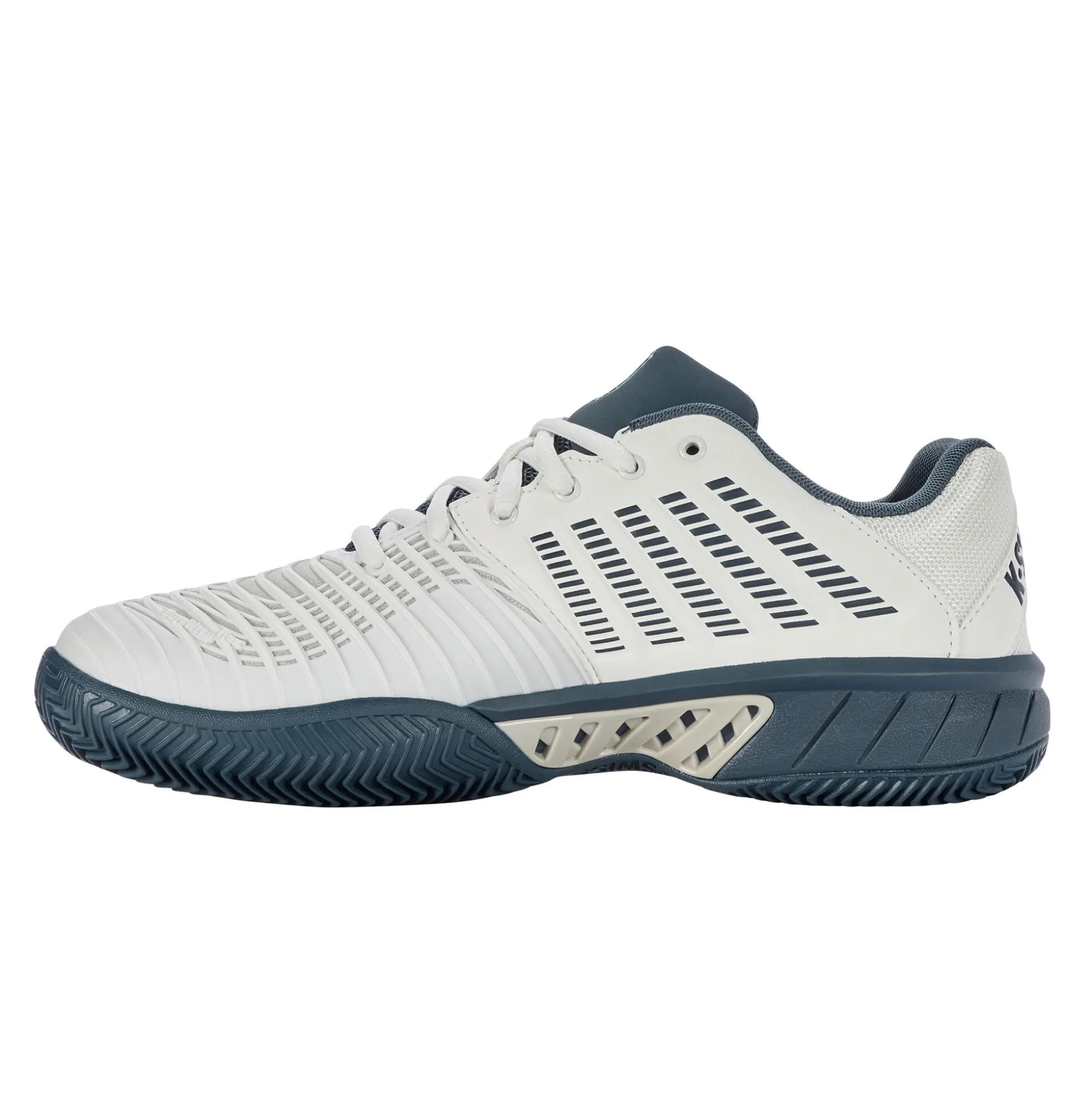 Shop Express Light 3 Clay Court Shoe Men - White, Petrol Clay Court Shoes