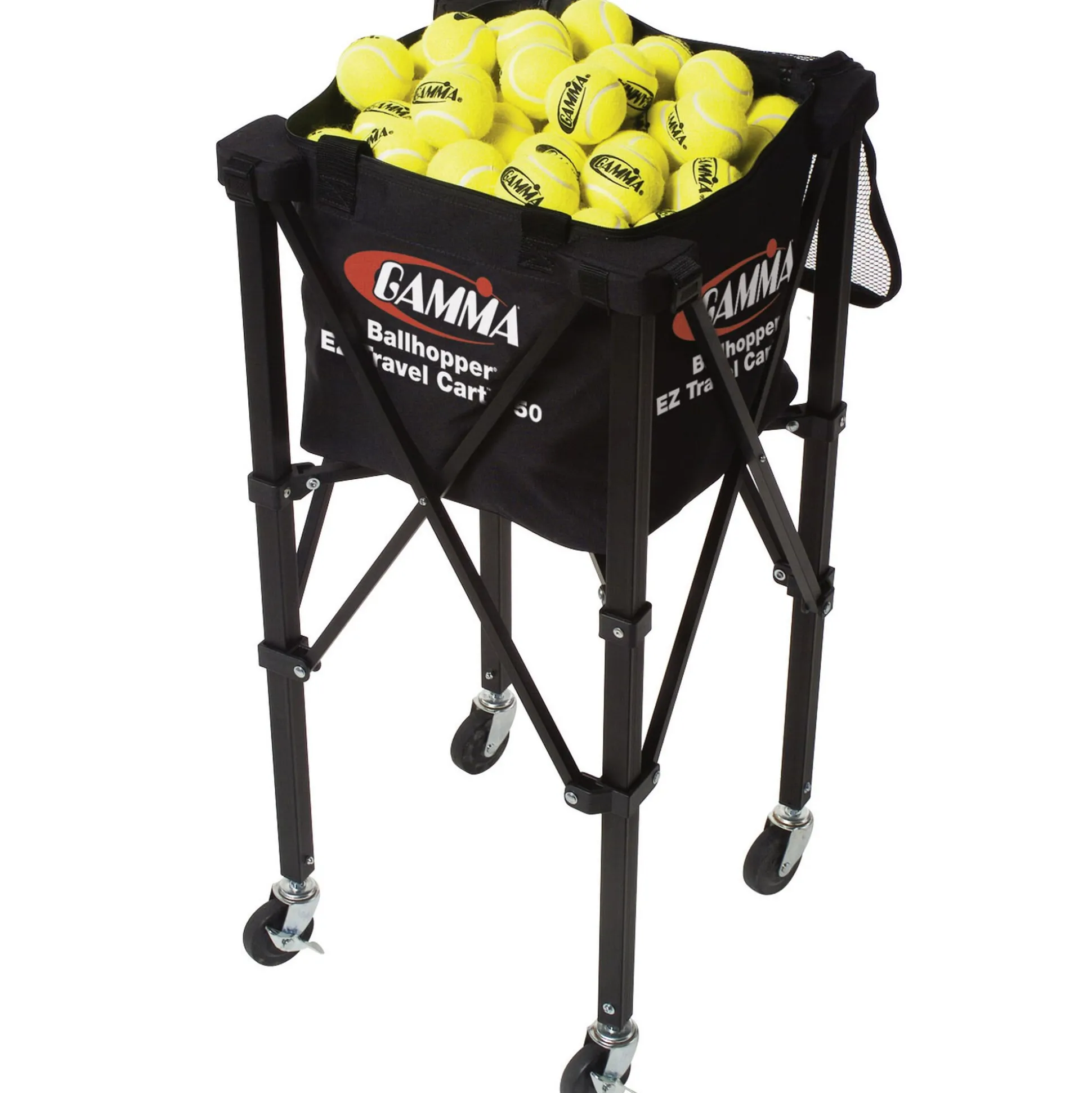 Hot EZ Travel Cart 150 Ball Cart With Wheels - Black Coaching Equipment