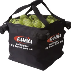 Hot EZ Travel Cart 150 Ball Cart With Wheels - Black Coaching Equipment