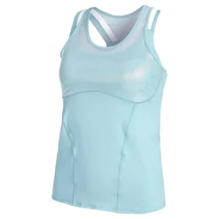 Fashion Feelin Mesh With Bra Tank Top Women - Turquoise, Multicoloured Tops