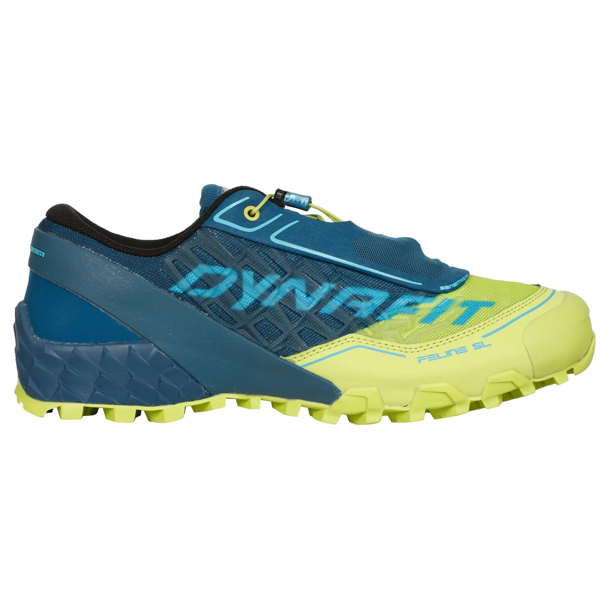 Discount Feline SL Trail Running Shoe Men - Dark Blue, Neon Green Running Shoes