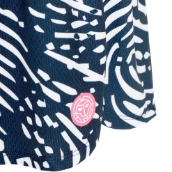 Shop Fingerprint Printed 2in1 Shorts Women - Dark Blue, White Shorts