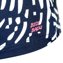 Discount Fingerprint Printed Long Sleeve Women - Dark Blue, White Shirts