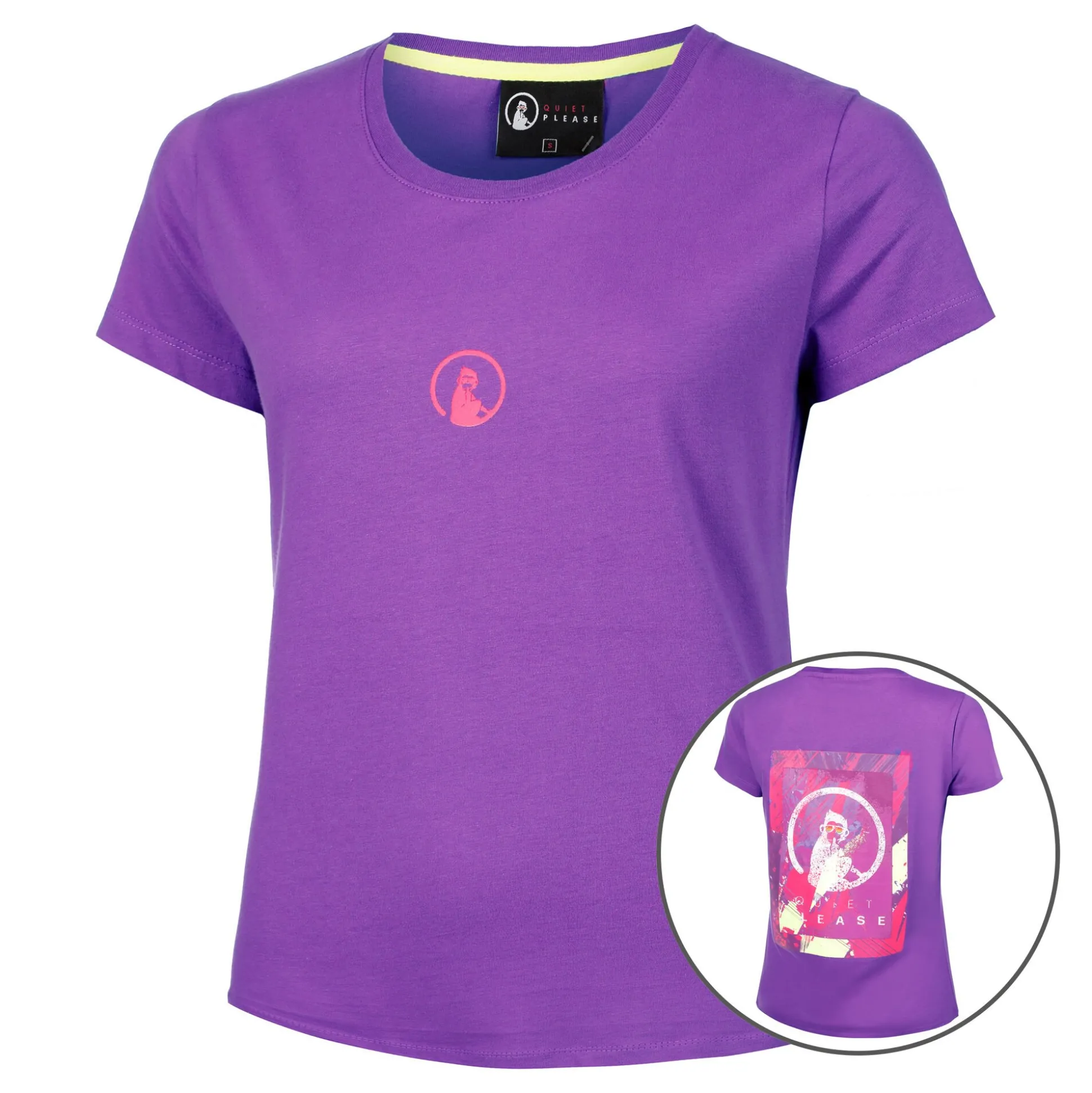 Flash Sale Flashy Backprint T-Shirt Women - Berry, Multicoloured Shirts