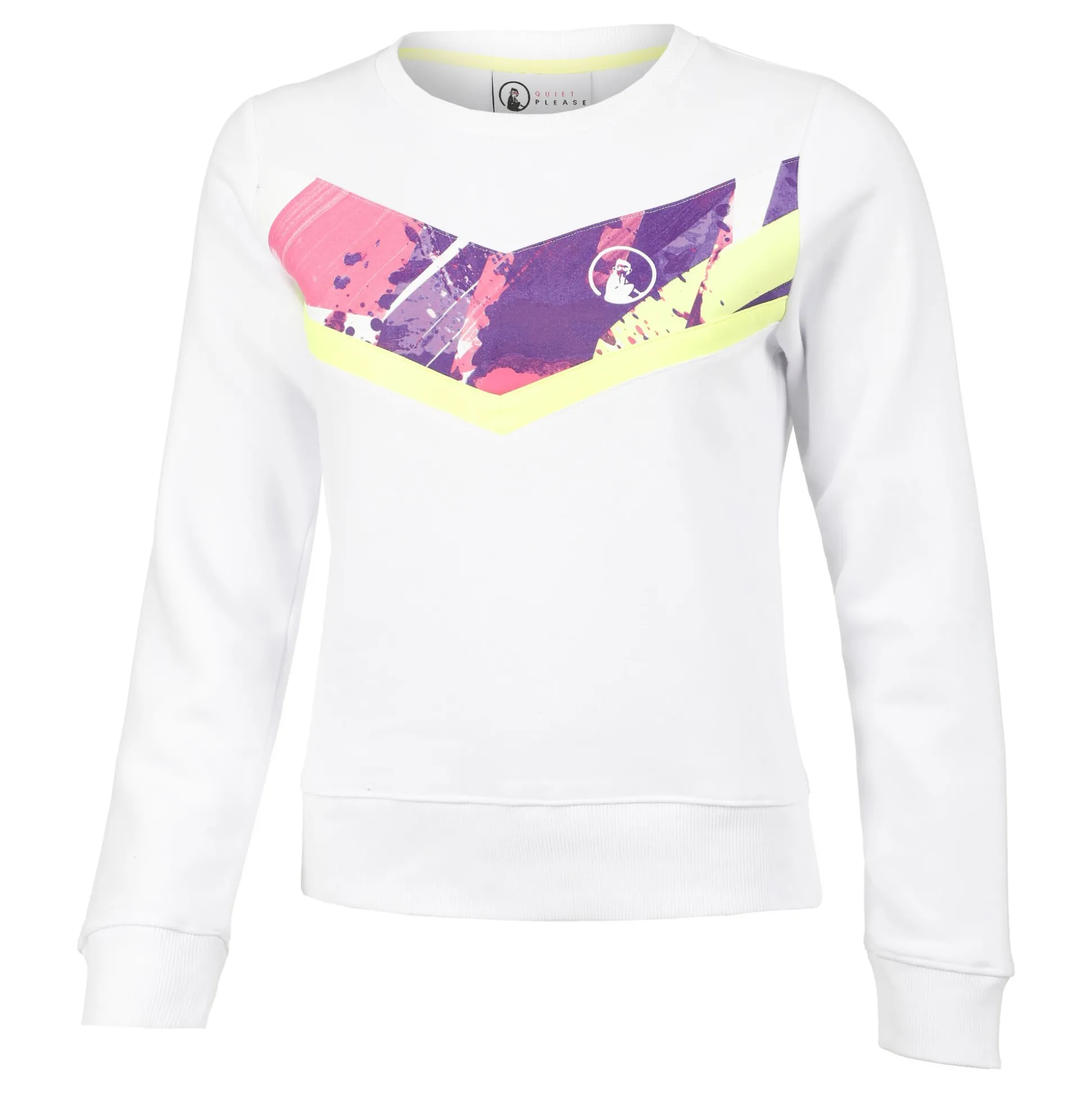 Cheap Flashy Crew Sweatshirt Women - White, Multicoloured Hoodies & Sweaters