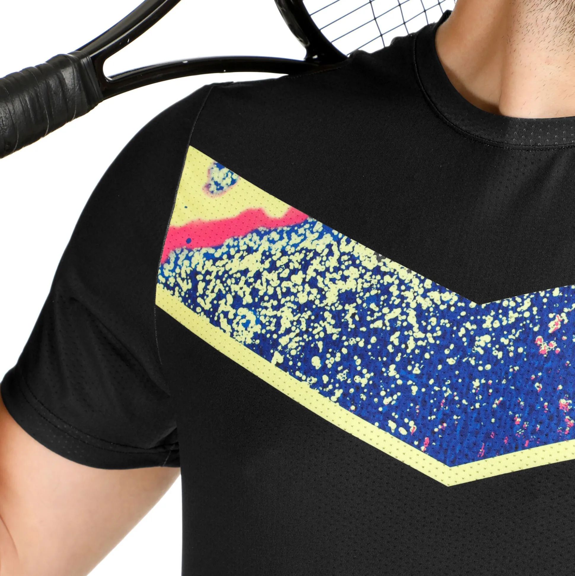 Sale Flashy Receiver T-Shirt Men - Black, Multicoloured Shirts
