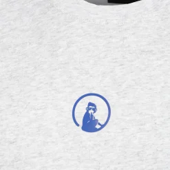 Shop Flashy Retro Tie-Break T-Shirt Men - Lightgrey, Blue Shirts