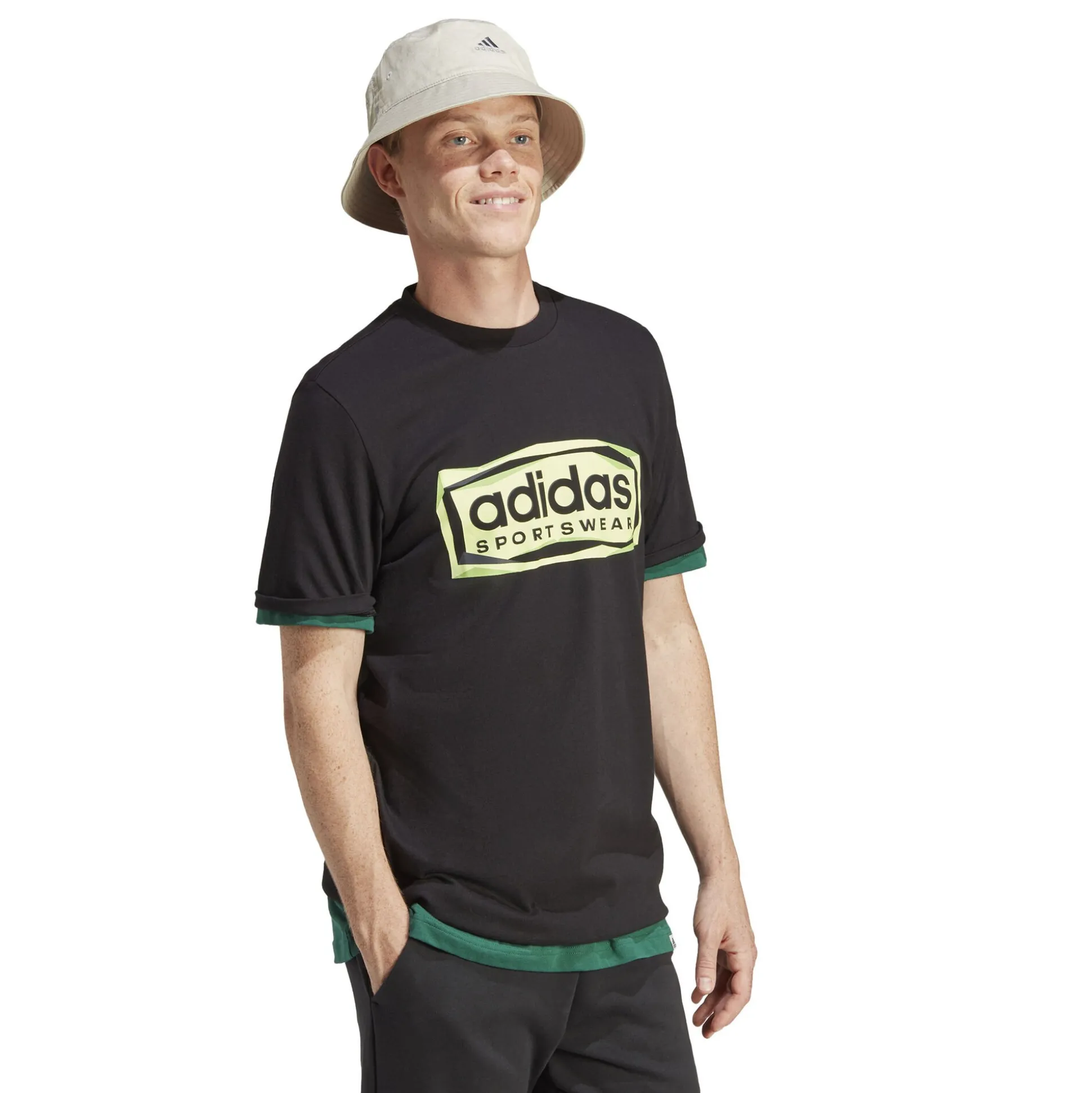 Hot FLD SPW Logo T-Shirt Men - Black, Yellow Shirts
