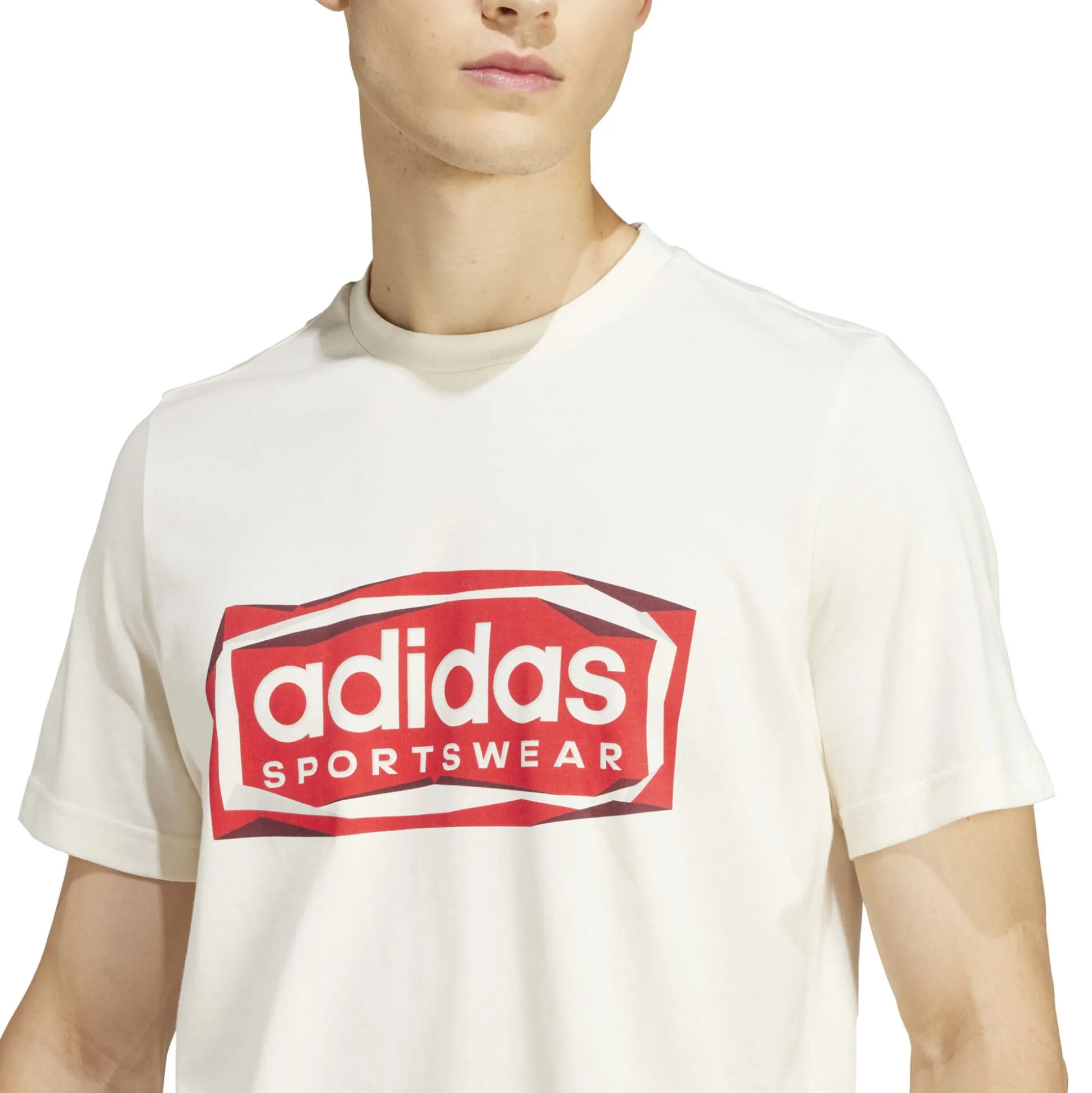 Cheap FLD SPW Logo T-Shirt Men - Cream, Red Shirts