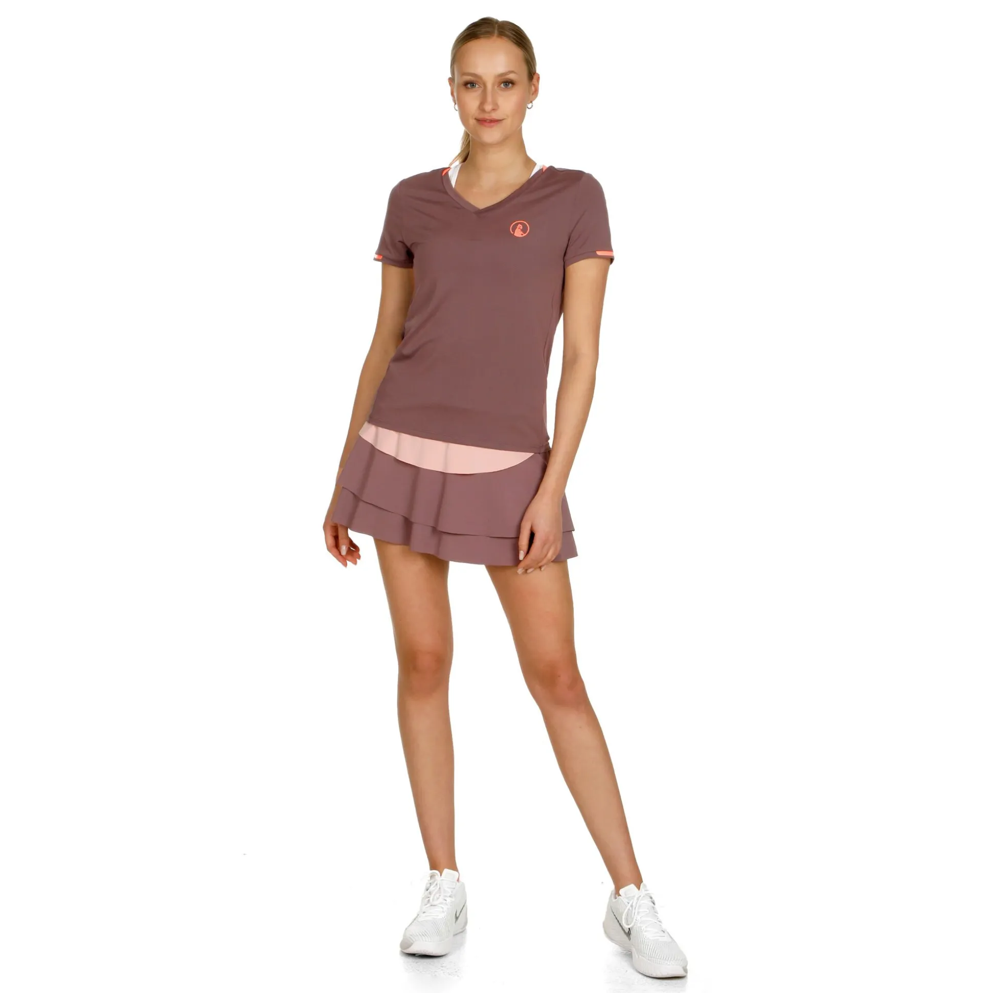 Shop Flounce Skirt Women - Antique Pink, Violet Skirts