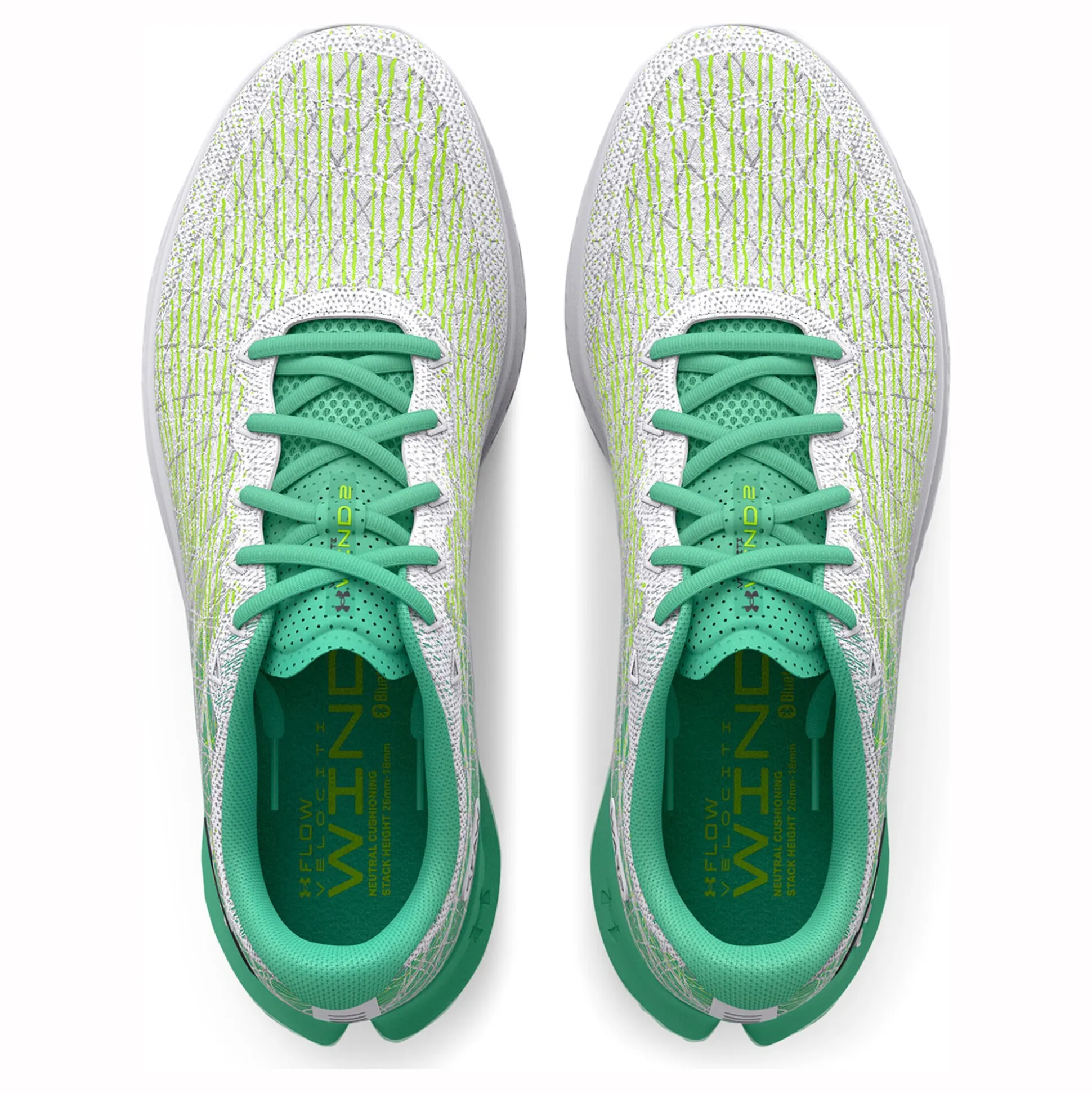 Best Sale FLOW Velociti Wind 2 Neutral Running Shoe Women - White, Green Running Shoes