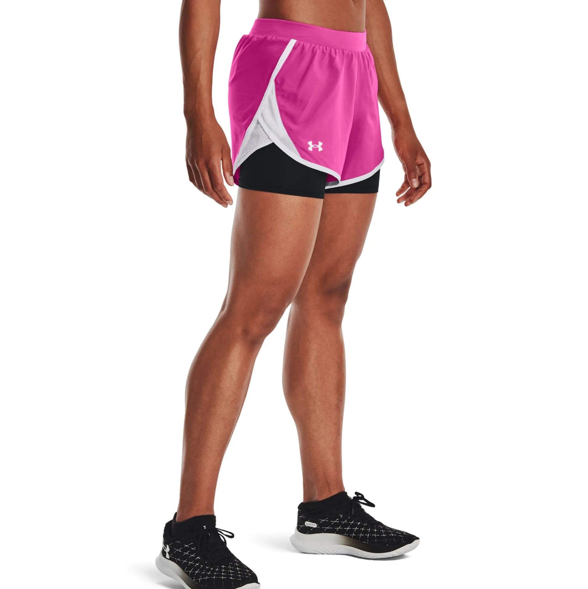 Best Sale Fly By 2.0 2in1 Shorts Women - Pink, White Running Clothing|Shorts