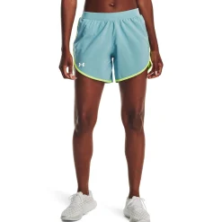 Discount Fly By Elite 5in Shorts Women - Light Blue, Neon Yellow Running Clothing|Shorts