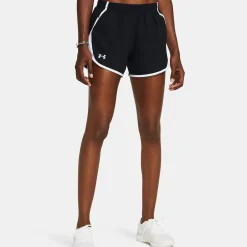 Fashion Fly By Shorts Women - Black, White Running Clothing|Shorts