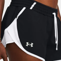 Fashion Fly By Shorts Women - Black, White Running Clothing|Shorts