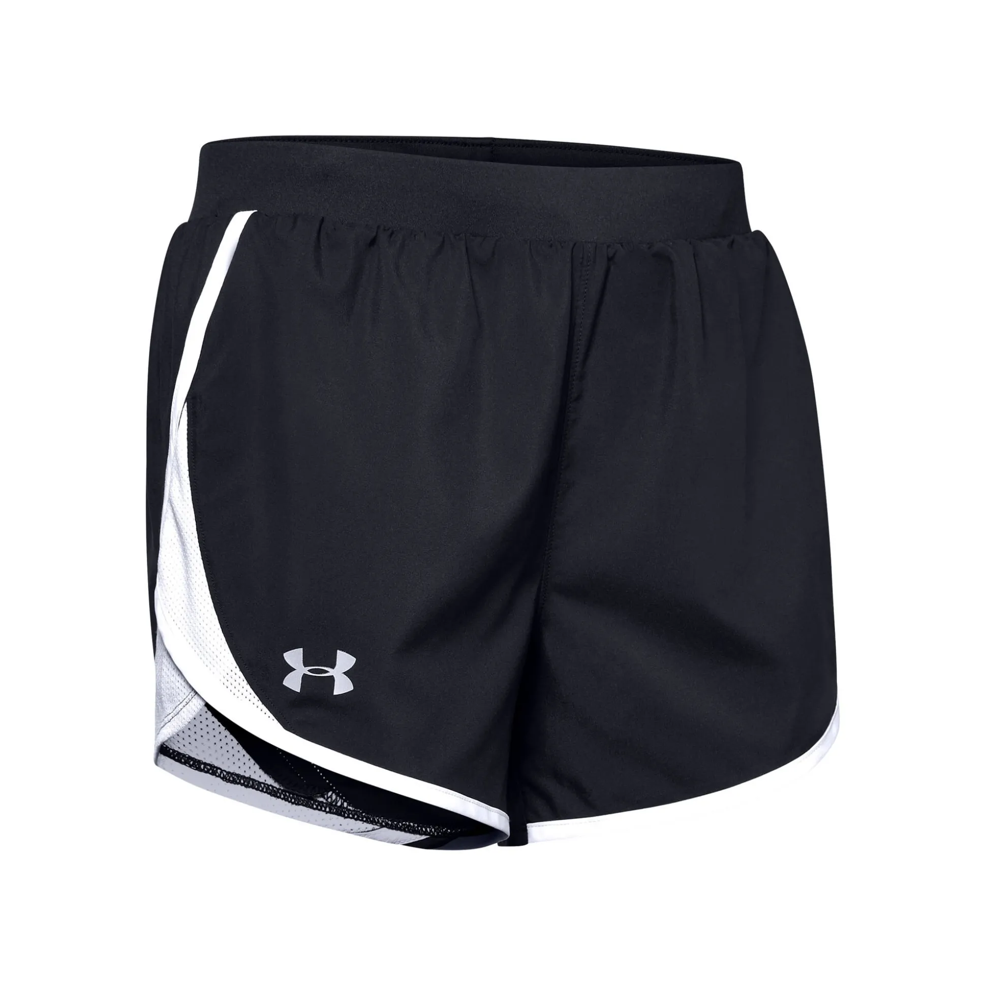 New Fly-By 2.0 Shorts Women - Black, Silver Running Clothing|Shorts