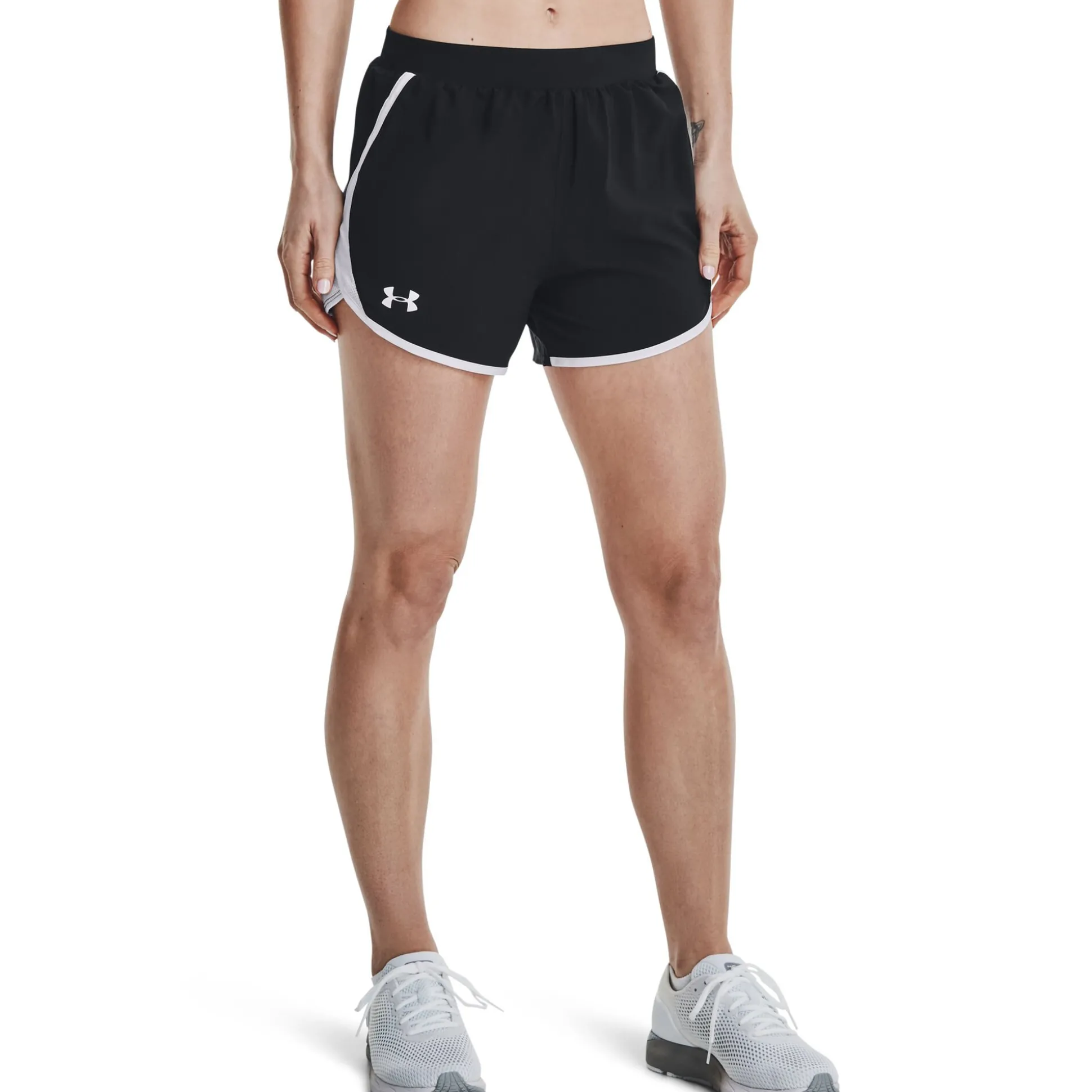 New Fly-By 2.0 Shorts Women - Black, Silver Running Clothing|Shorts