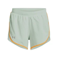 Store Fly-By Elite 3in Shorts Women - Green, Orange Running Clothing|Shorts