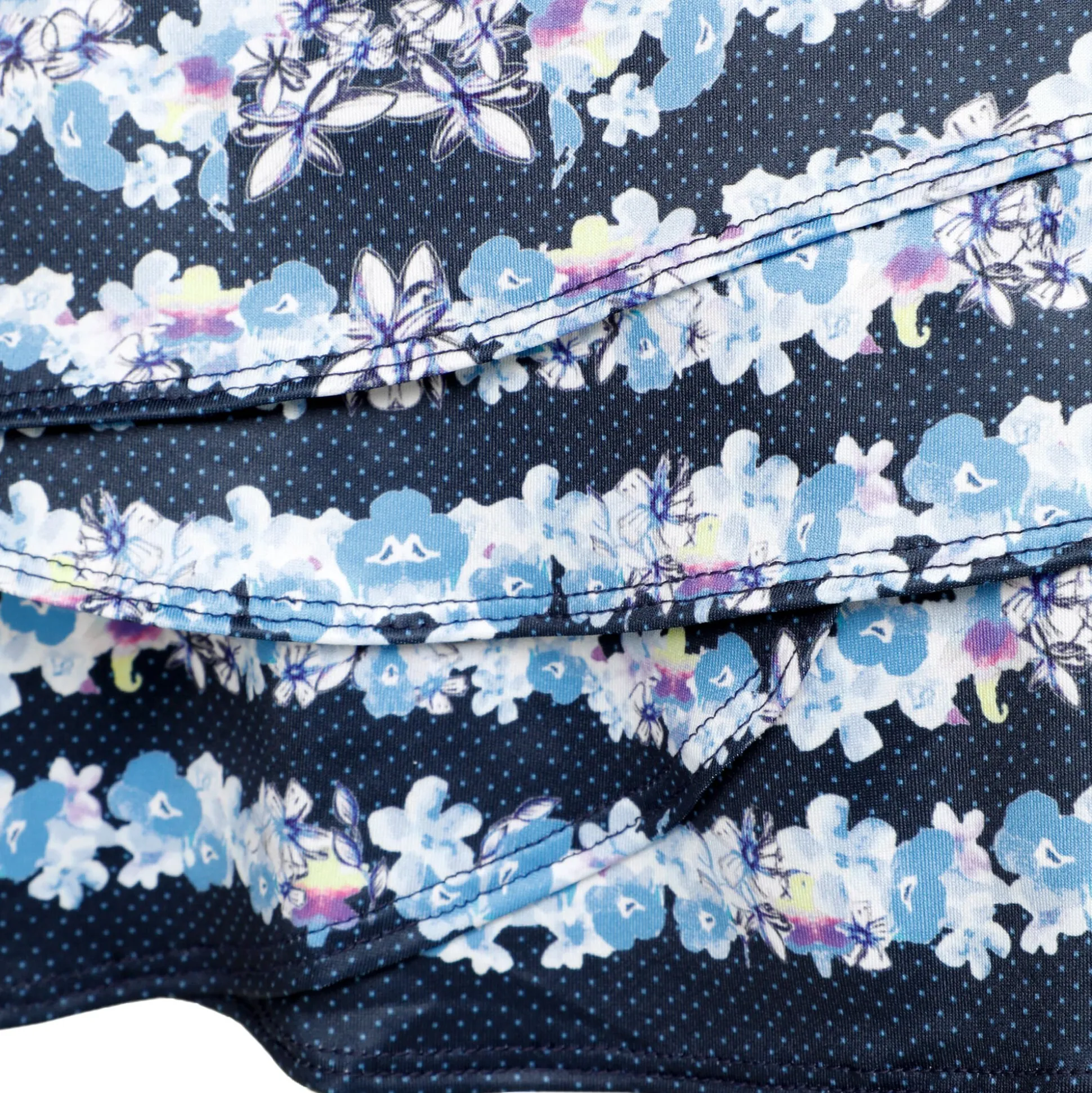 New Forget Me Not Scallop Skirt Women - Blue, White Skirts