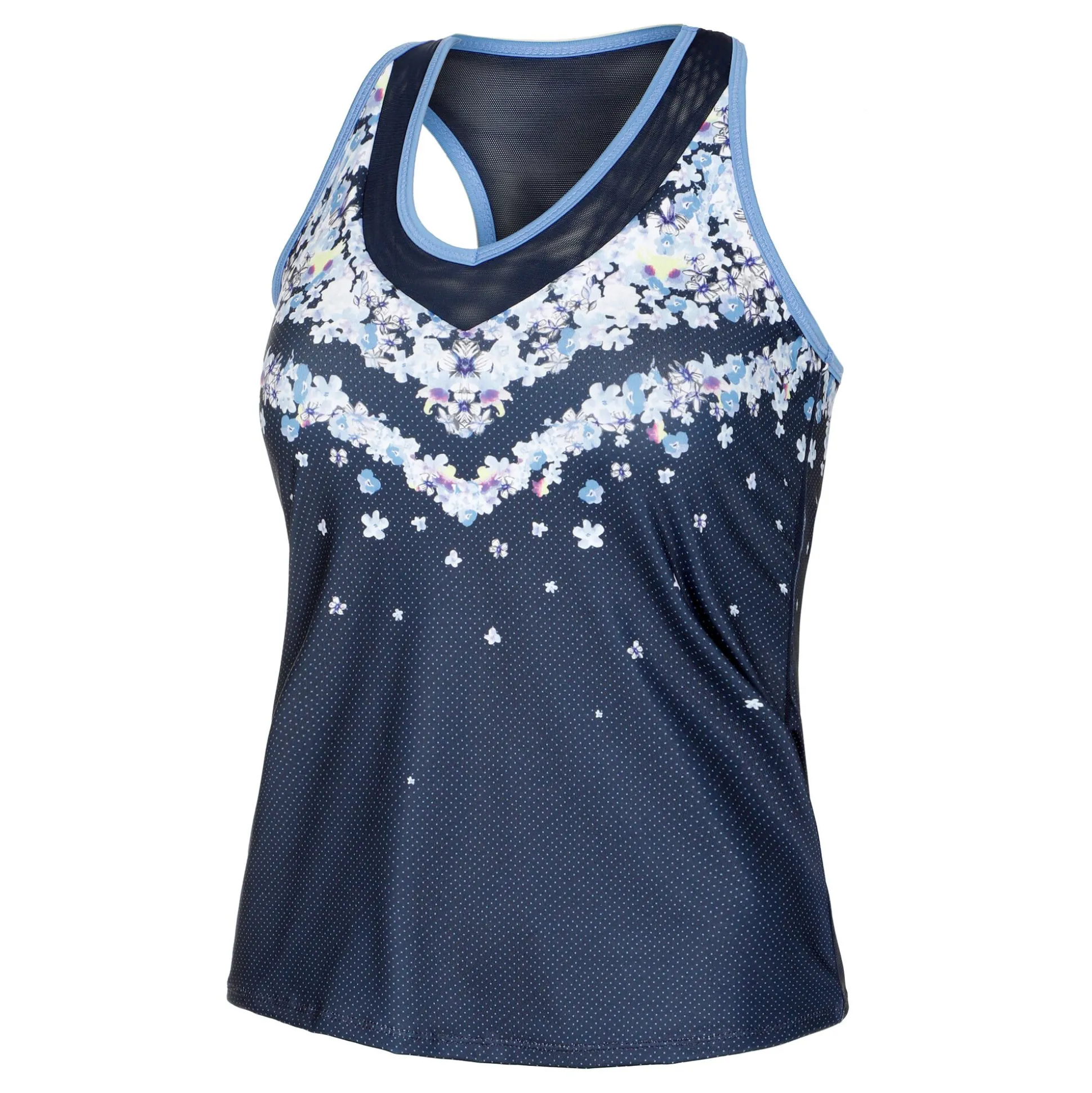 Online Forget Me Not With Bra Tank Top Women - Dark Blue, White Tops