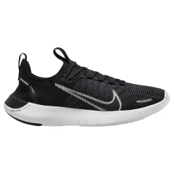 New Free Run Flyknit Next Nature Neutral Running Shoe Men - Black, White Running Shoes