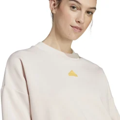 Discount Future Icon 3 Stripes Sweatshirt Women - Beige, Yellow Hoodies & Sweaters