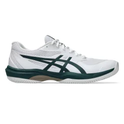 Online Game FF Clay Court Shoe Men - White, Dark Green Clay Court Shoes