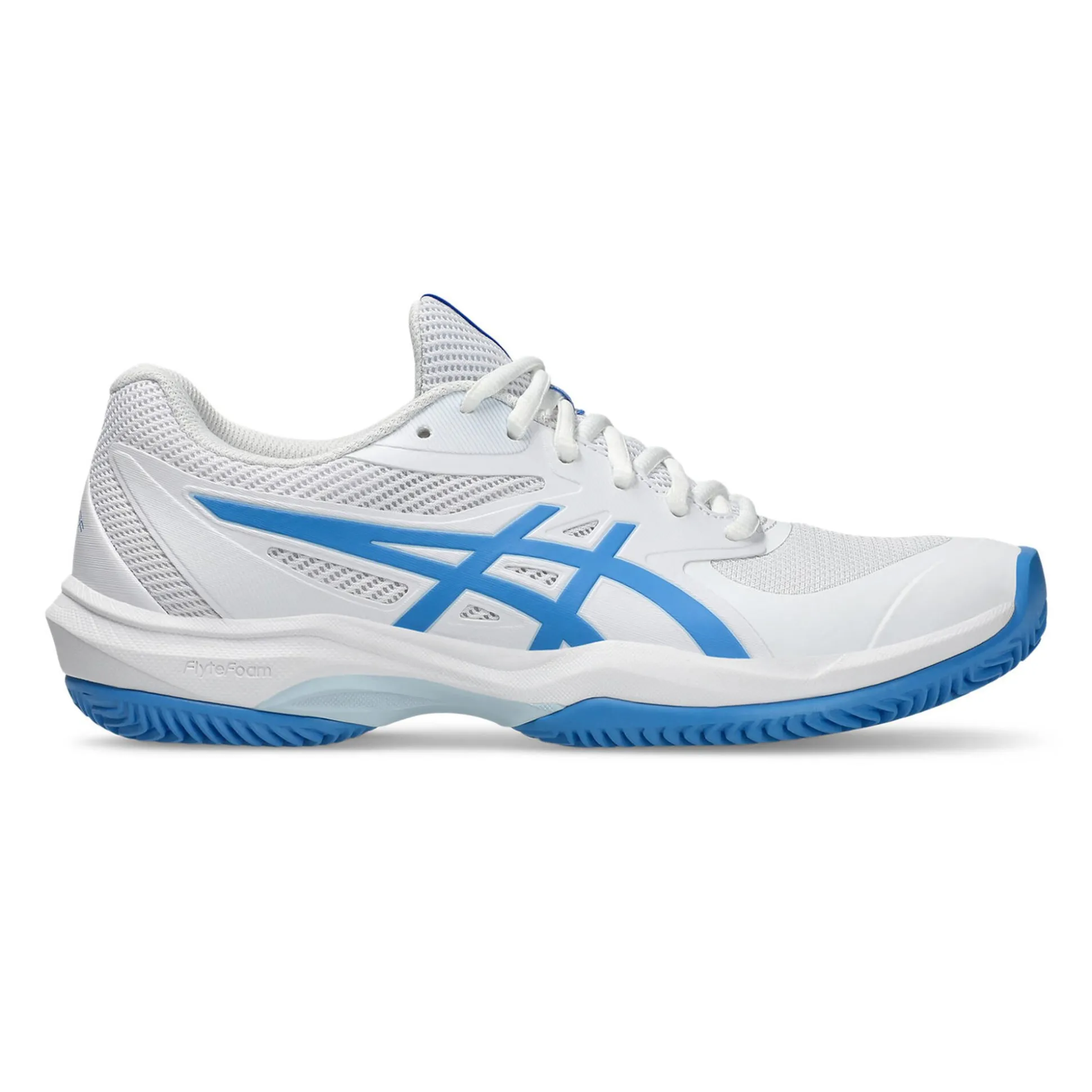 Discount Game FF Clay Court Shoe Women - White, Blue Clay Court Shoes