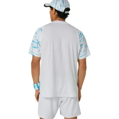 Online Game T-Shirt Men - White, Blue Shirts