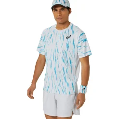 Online Game T-Shirt Men - White, Blue Shirts