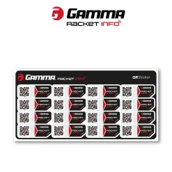 Store Racket Info Internationale Version Stringing Sticker 16 Pack - Black Racket Accessories