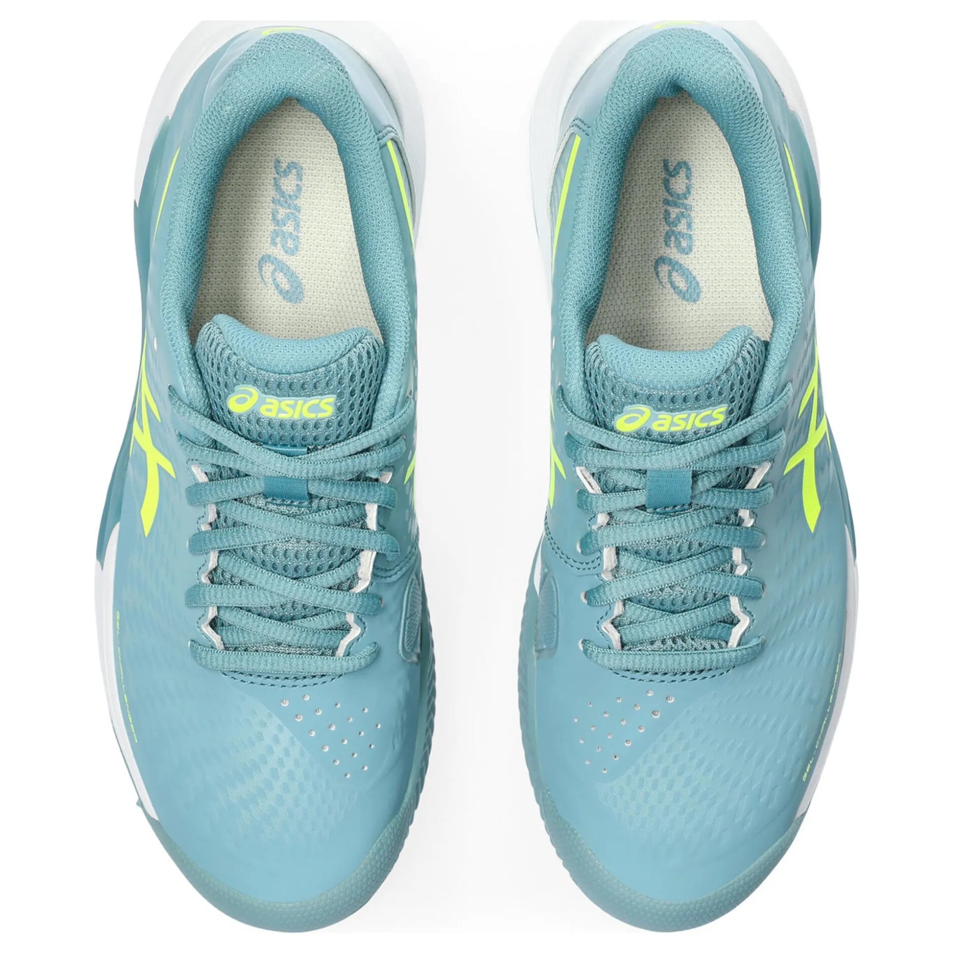 Online Gel-Challenger 14 Clay Court Shoe Women - Petrol, White Clay Court Shoes