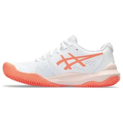 New Gel-Challenger 14 Clay Court Shoe Women - White, Coral Clay Court Shoes