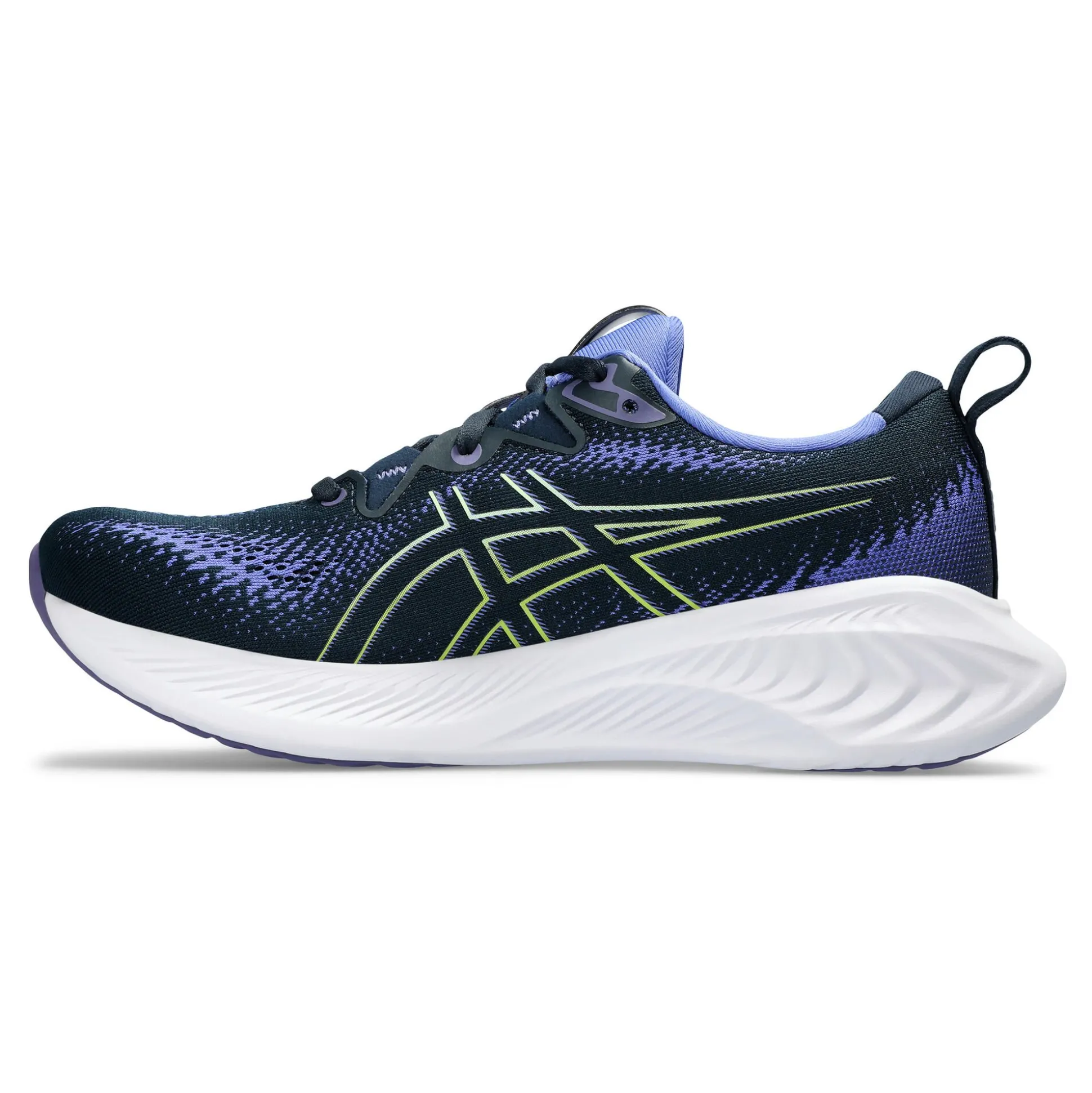 Clearance Gel-Cumulus 25 Neutral Running Shoe Women - Blue, Neon Yellow Running Shoes