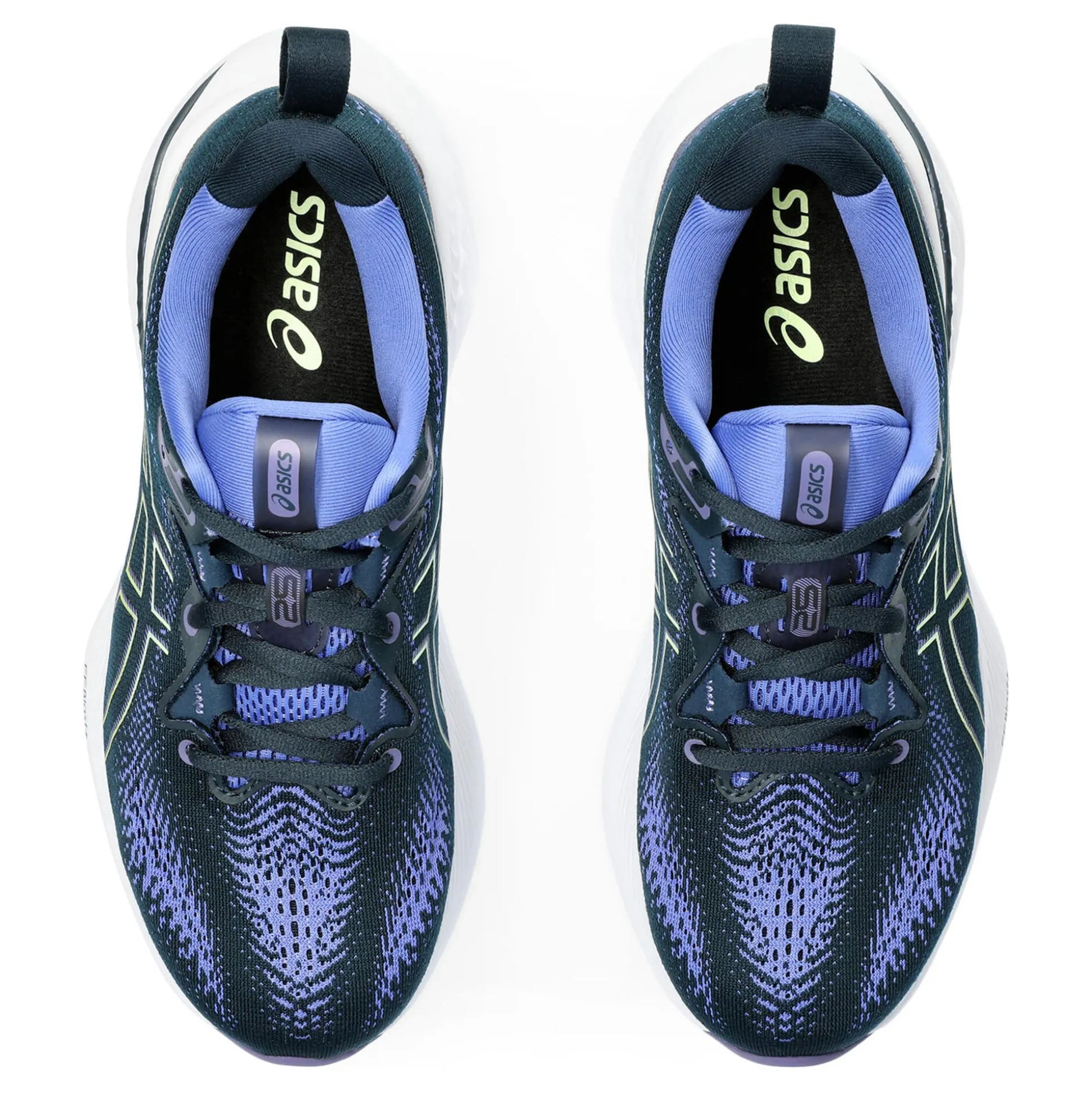Clearance Gel-Cumulus 25 Neutral Running Shoe Women - Blue, Neon Yellow Running Shoes