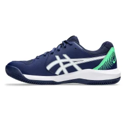 Hot Gel-Dedicate 8 Clay Court Shoe Men - Dark Blue, White Clay Court Shoes