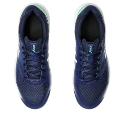 Fashion Gel-Dedicate 8 Indoor Carpet Shoe Men - Blue, White Carpet Shoes