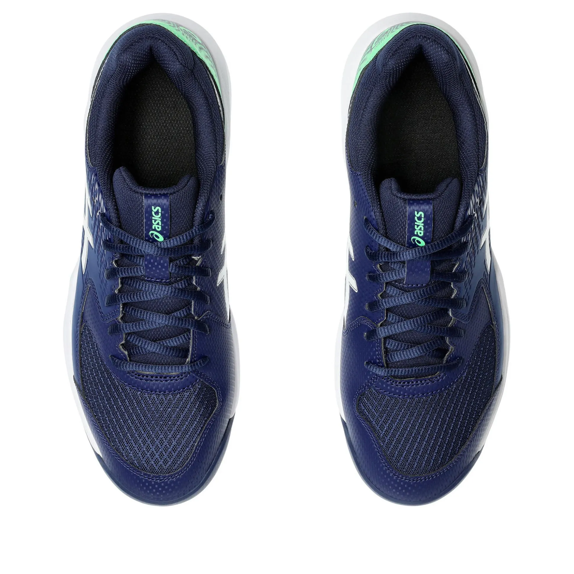 Fashion Gel-Dedicate 8 Indoor Carpet Shoe Men - Blue, White Carpet Shoes