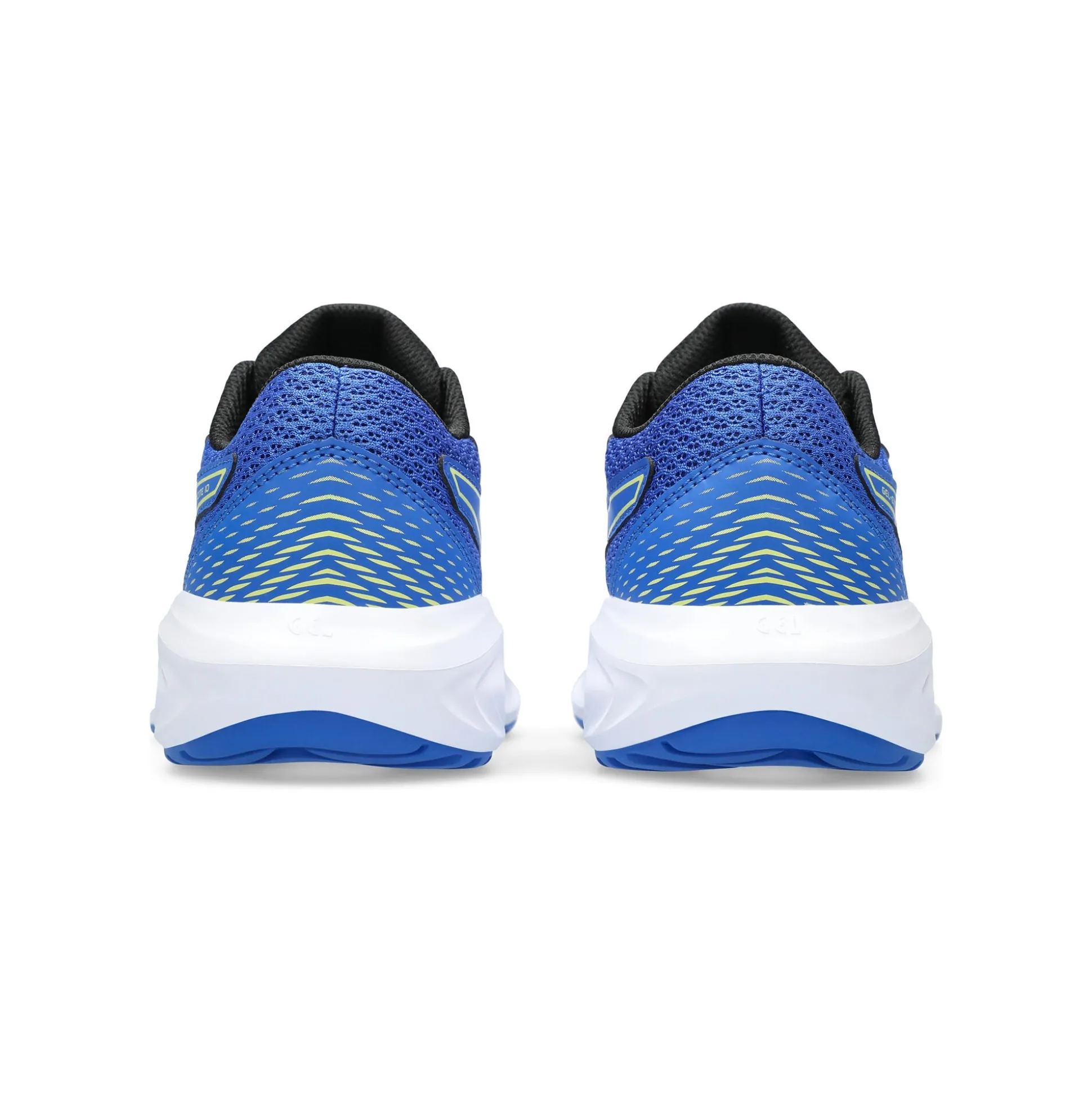 Outlet Gel-Excite 10 GS Neutral Running Shoe Kids - Blue, Neon Yellow Running Shoes