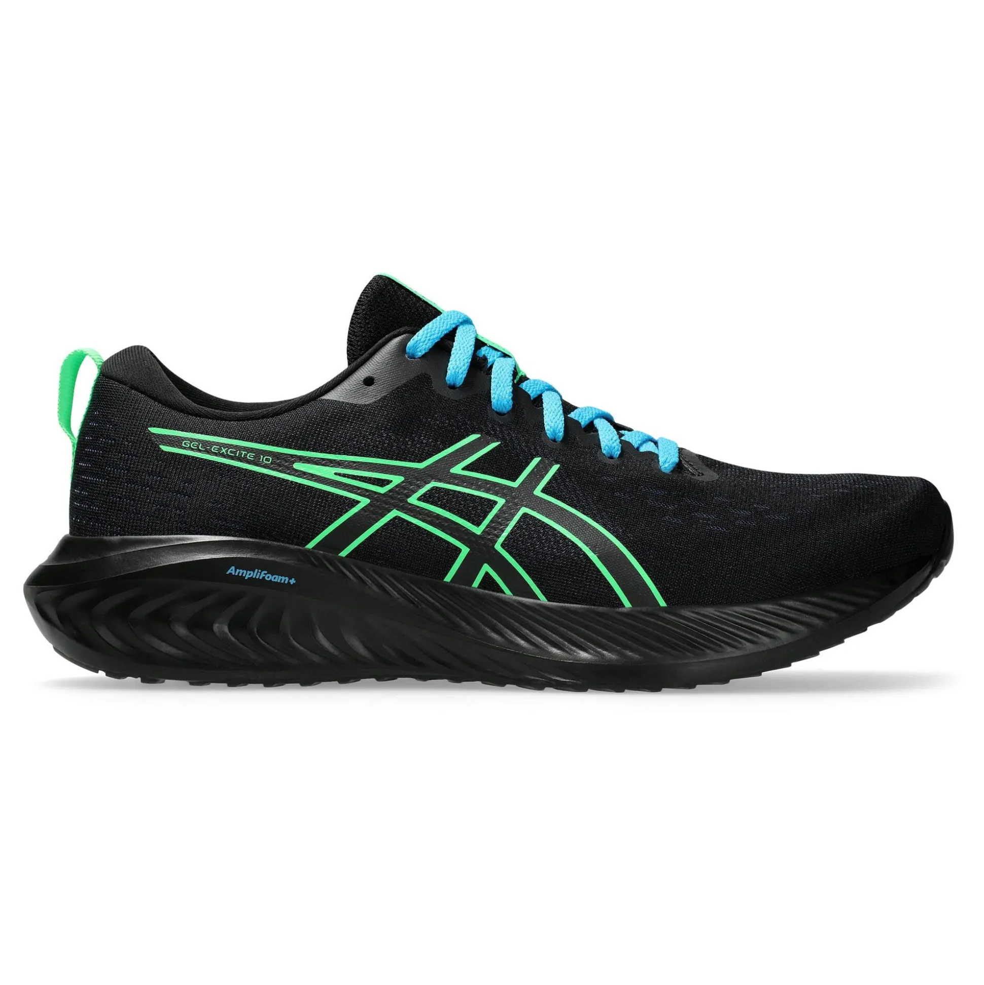 Cheap Gel-Excite 10 Neutral Running Shoe Men - Black, Green Running Shoes