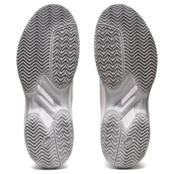 Cheap Gel-Game 9 Clay Court Shoe Women - White, Silver Clay Court Shoes