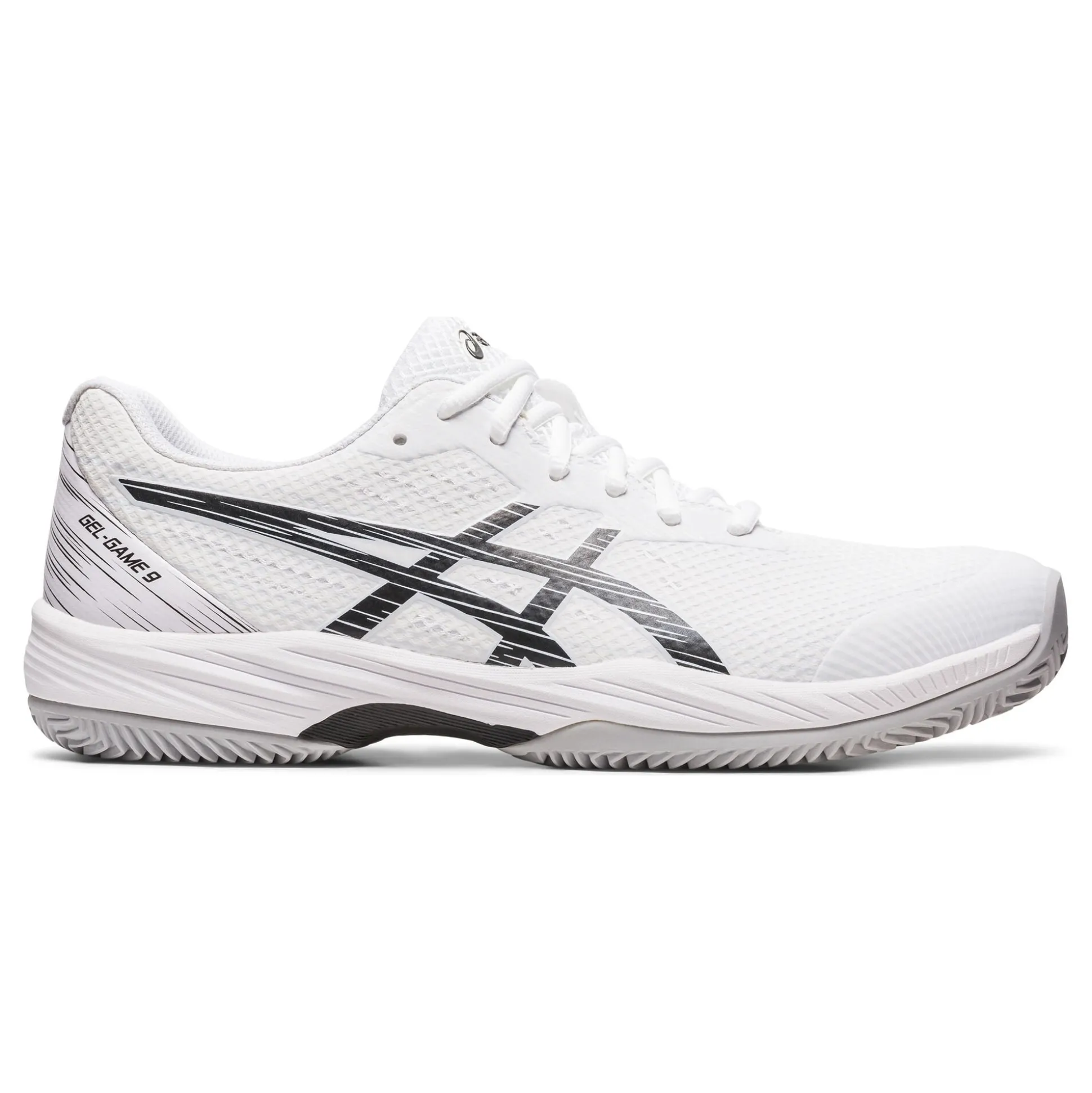 Shop Gel-Game 9 Clay Court Shoe Men - White, Black Clay Court Shoes
