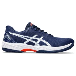 Best Sale Gel-Game 9 Clay Court Shoe Men - Dark Blue, White Clay Court Shoes