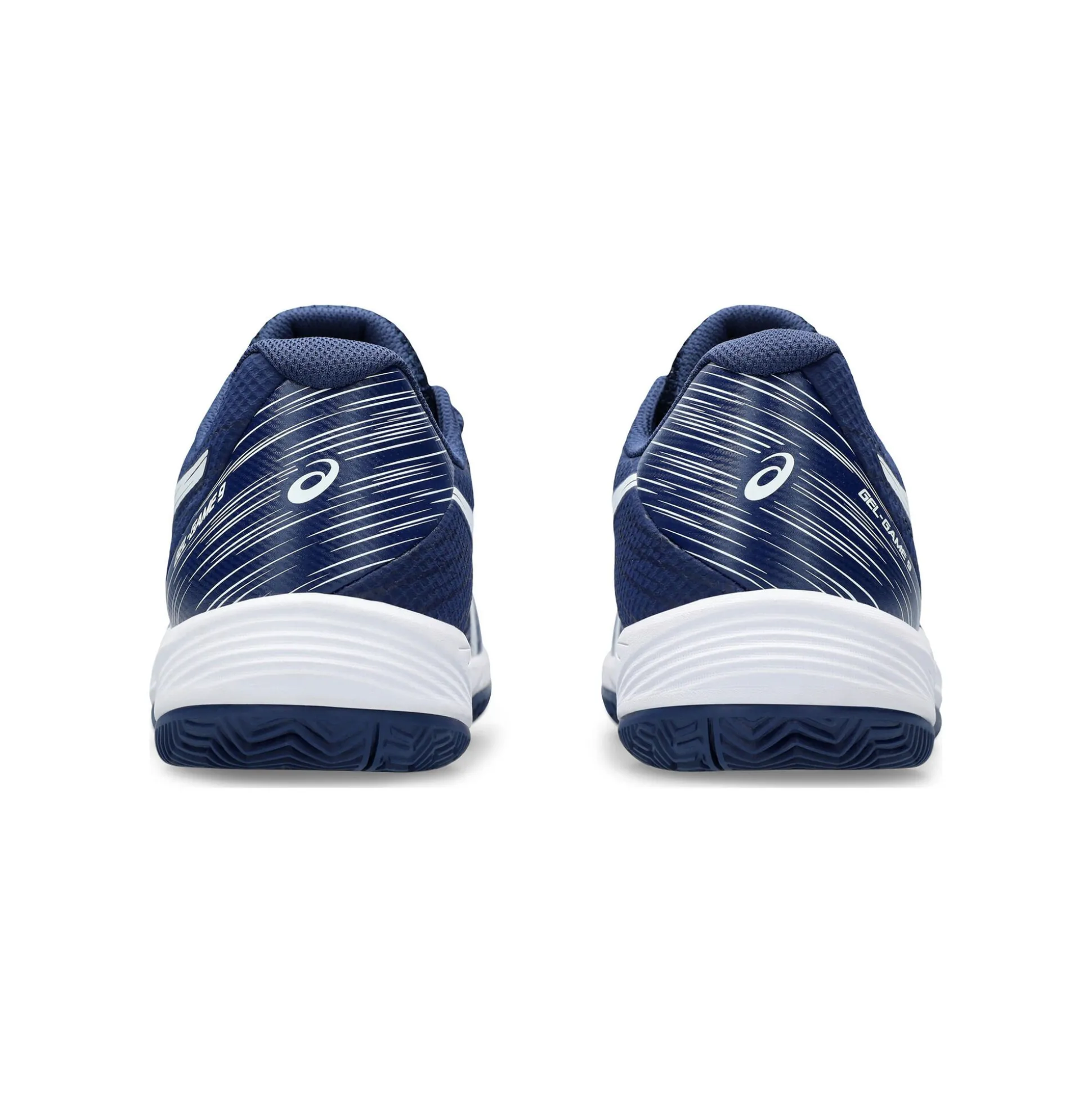 Best Sale Gel-Game 9 Clay Court Shoe Men - Dark Blue, White Clay Court Shoes